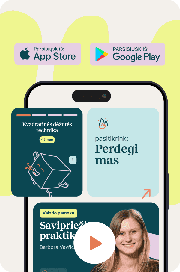 Prieiga prie palaikomojo psichikos sveikatos turinio „Hedepy+“ zonoje